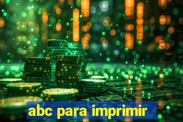 abc para imprimir